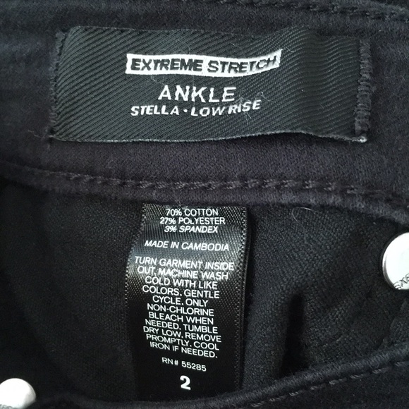 Black Skinny Jeans with Zippered Calves - Picture 8 of 8